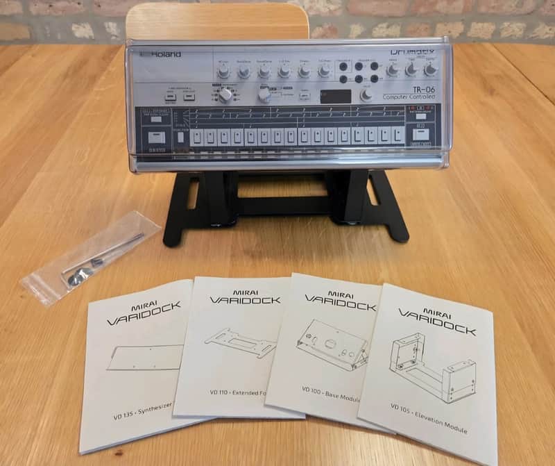 Mirai Varidock Synth Stand System Adjustable For Roland Boutique & Behringer modules image 1