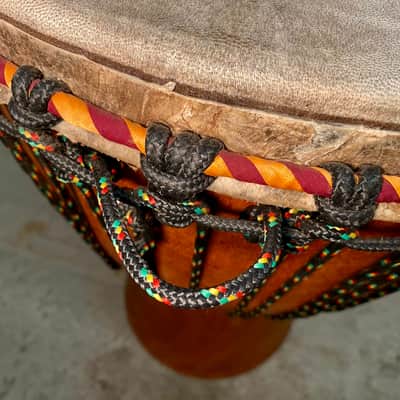 Djembe Art XXXL Solo Djembe Mali Lenké Holz 2023 - Natural oiled image 7