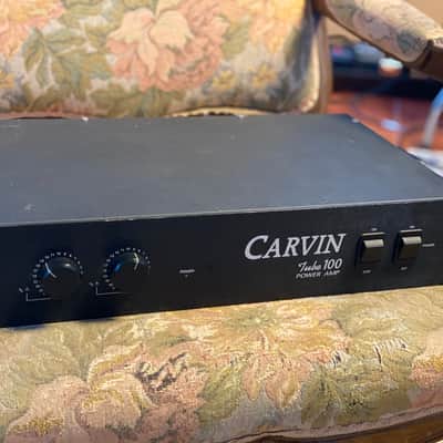 Carvin TUBE 100 Stereo Power Amp Black image 3