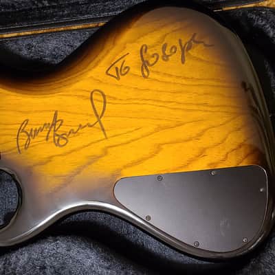 Rick Turner Custom Piezo Fretless Clear Burst image 13