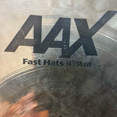 Sabian 14" AAX Fast Hi-Hat Cymbals (Pair) 2005 - 2011 - Natural image 3