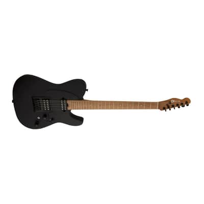 Charvel Pro-Mod So-Cal Style 2 24 HH HT CM 6-String Right-Handed Electric Guitar with Caramelized Maple Fingerboard (Satin Black) image 3
