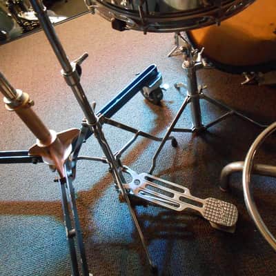Ludwig, Blaemere Fiberglass, Custom 1969 Blue Sparkle, Beige image 20
