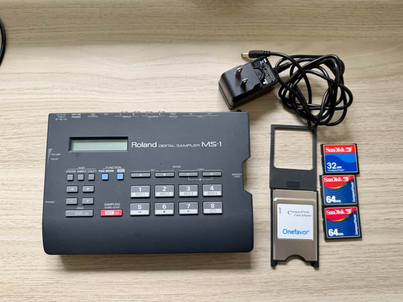 Roland MS-1 Digital Sampler Black 1990s | Reverb