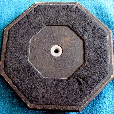 HQ Percussion Real Feel Practice Pad, Single-Sided Gum Rubber - Vintage image 3