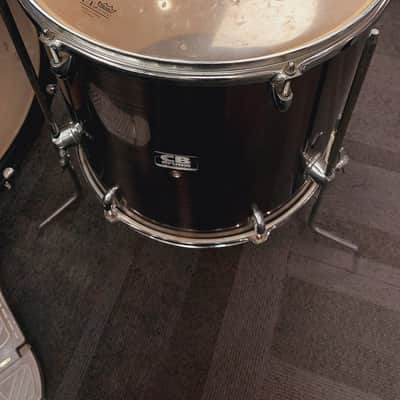 CB Percussion Drums SP Series 5-piece Standard Kit T12", T13", T16", S14", BD22" USE - Silver / Black image 5