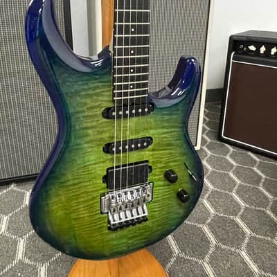 Ernie Ball Music Man L4 Steve Lukather BFR Family Reserve 150 pcs. 2025 - Green Tide 6-String Electric Guitar Floyd Rose *AUTHORIZED DEALER image 11