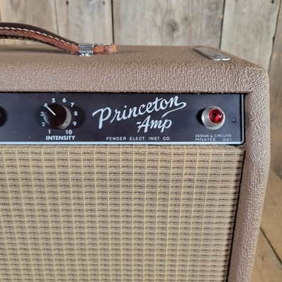 Fender Princeton 6G2 1962 w/ footswitch Near Mint - Brown Tolex image 10