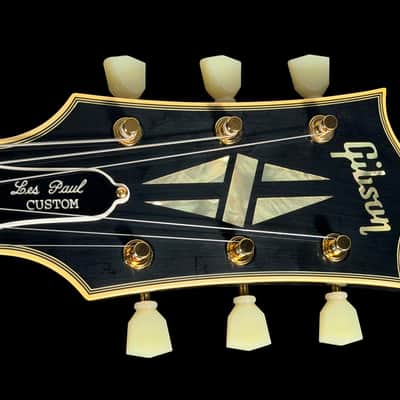 2025 Gibson Les Paul Custom '57 Triple Pickup Custom Shop VOS ~ Ebony image 12