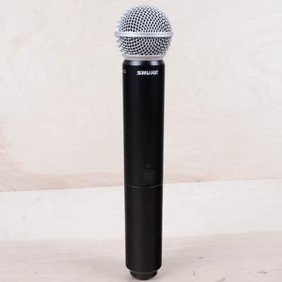 Shure BLX2/SM58 Handheld Wireless SM58 Microphone Transmitter, J11 Band (596-616 MHz) | Non-functioning | image 1