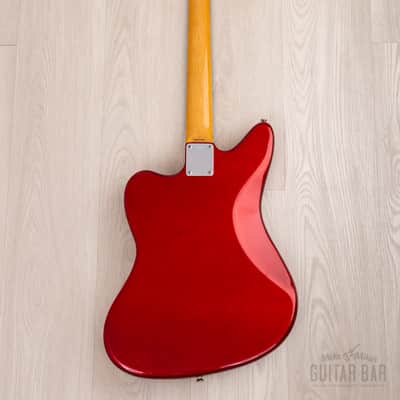 1986 Fender Jaguar '62 Vintage Reissue JG66-75 Candy Apple Red First-Year, Japan MIJ Fujigen image 3