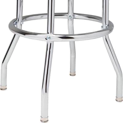 Fender Blackout Backrest Barstool w/ Embossed Logo, 30" image 8