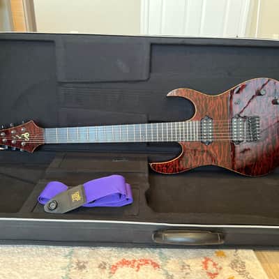 Sherman Custom 7 String 2013 - Nitro Purple Quilt image 1