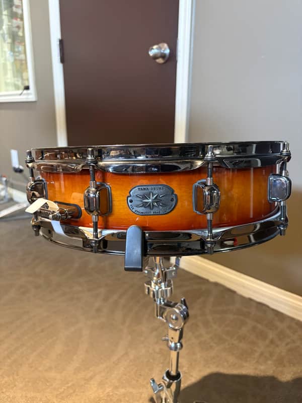Tama Artwood Custom 14"x4" Snare Drum - Golden Sunset (Used) image 1