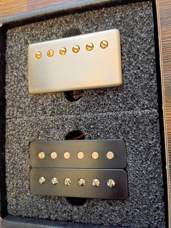 PRS 10 BASS & 85/15 TCI TREBLE PICKUP SET - HYBRID NICKEL/GOLD & BLACK image 1