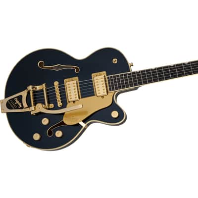 Gretsch Broadkaster Jr. LX Center Block with String-Thru Bigsby Midnight Sapphire - Semi Acoustic Guitar image 4