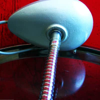 Vintage 1950's Altec 633A dynamic microphone "Salt Shaker" w period stand & cable High Z PROP # 2 image 15
