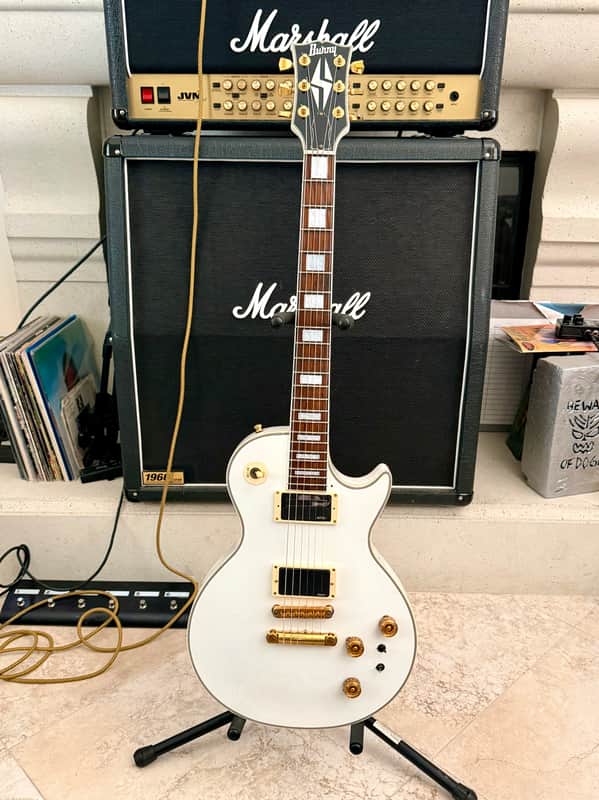 Burny RLC-95S 'Sustainer' Electric Guitar, Snow White image 1
