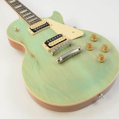 2017 Gibson Les Paul Classic Electric Guitar - Seafoam Green RARE w/OHSC image 7