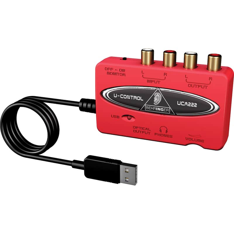 Behringer U-Control UCA222 2-Channel 16 Bit / 48kHz USB Interface image 2