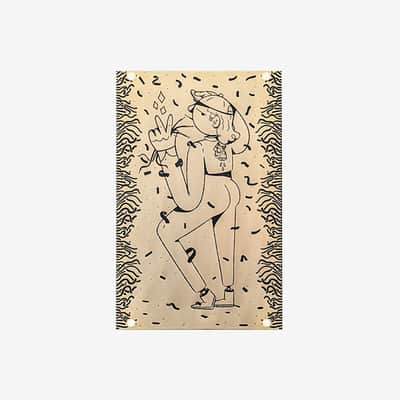 Big T Music Ltd 16hp Gap Banisher Blanking Panel (Yeo Design Edition) Black & Gold image 1