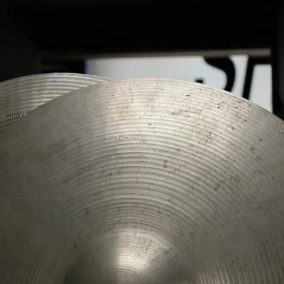 1960s Paiste 14" Formula 602 Hi-Hats 998/1038g - Cymbal Craftsman Modified image 6