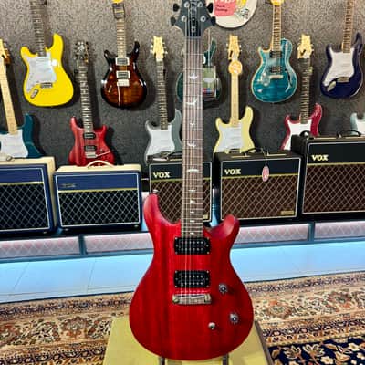 PRS SE CE24 Standard Satin Stoptai 2026 - Vintage Cherry image 2