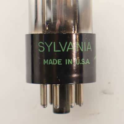 Matched Pair Sylvania USA 6X5GT 839 Power Amp Tubes image 2