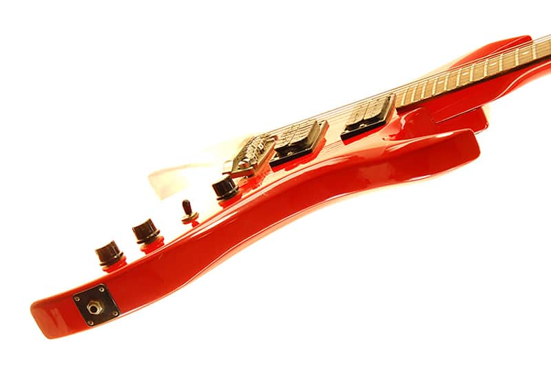 Vintage 1980's B.C. Rich NJ Series Bich Electric Guitar Red w Case