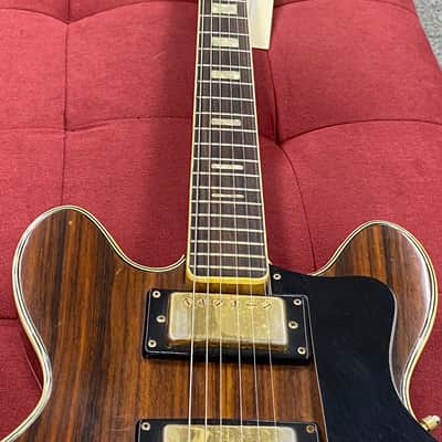 Ventura V-1502 Al Ciaola Copy Electric Guitar 1970's - Walnut w/ Case Made in Japan image 7