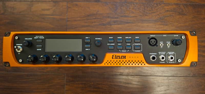 Digidesign Eleven Rack Guitar Multi-Effects Processor and Pro Tools Interface 2008 - 2009 - Orange image 1