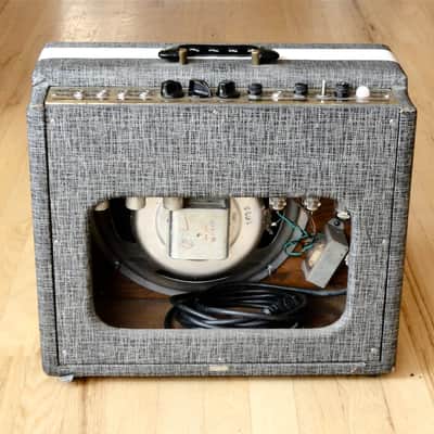 1959 Supro 1624T Dual Tone Vintage Valco USA 1x12 Tube Amplifier Rola Jimmy Page image 3