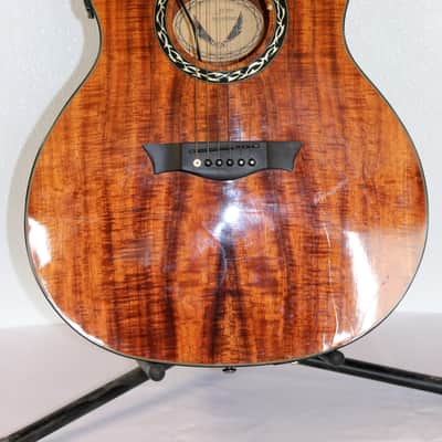 Dean Exibition KOA Acoustic Electric Guitar EX-KOA With Gig Bag LUTHIER SPECIAL image 2
