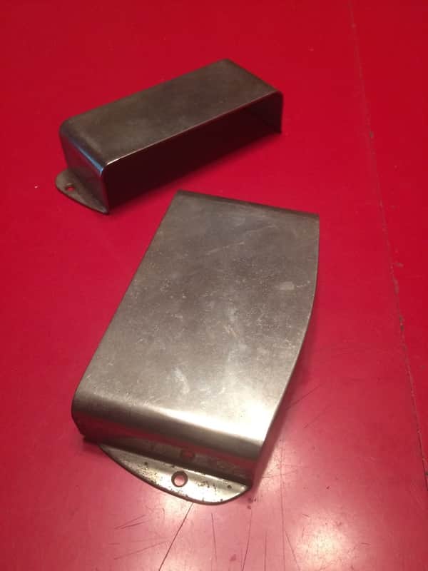 Gibson Thunderbird 1960's-70's Nickel Bridge and Pickup Covers image 1