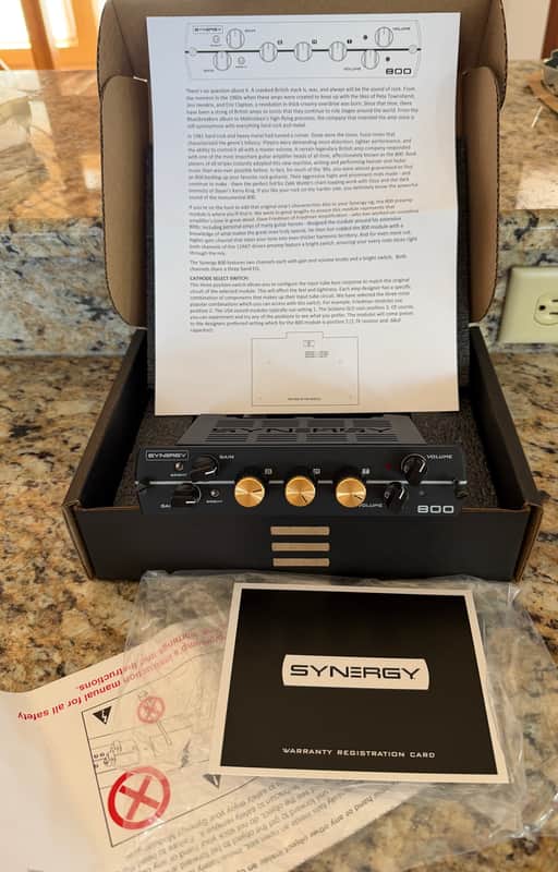Synergy 800 Module 2-Channel All-Tube Preamp