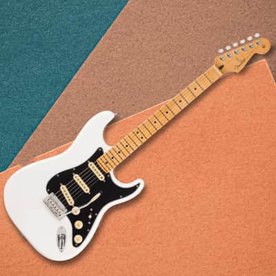 Fender Player II Stratocaster 6-String Right-Handed Electric Guitar with Alder Body and Maple Fingerboard (Polar White) image 5