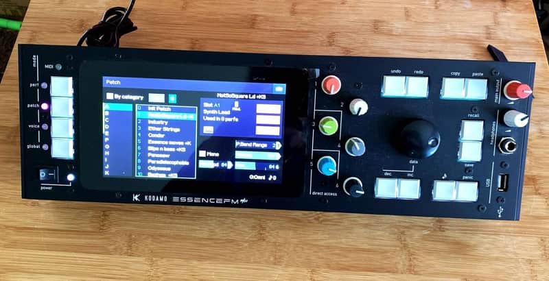 Kodamo EssenceFM MKII rack/desktop digital FM synthesizer module SynthKodamo EssenceFM MKII rack/desktop digital FM synthesizer module SynthKodamo EssenceFM MKII rack/desktop digital FM synthesizer module Synth image 1