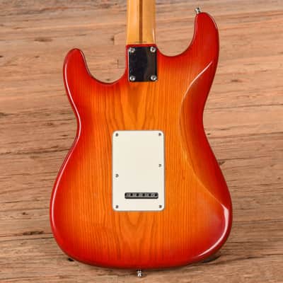 Fender ST-54 Stratocaster Reissue MIJ Neck with Unknown Body Cherry Sunburst image 3