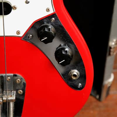 Fender Mustang Bass Guitar Torino Red Vintage 1966 Pre-Owned image 9