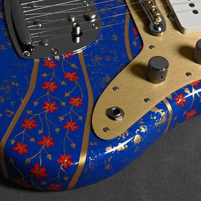 Fender Custom Shop Jazzmaster "Blue with Red & Gold" Thorn / Gallenberger Project 2022 image 13