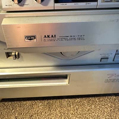 Akai GX-747 2-Channel 4-Track Tape Recorder 1981 - 1985 - Silver image 2