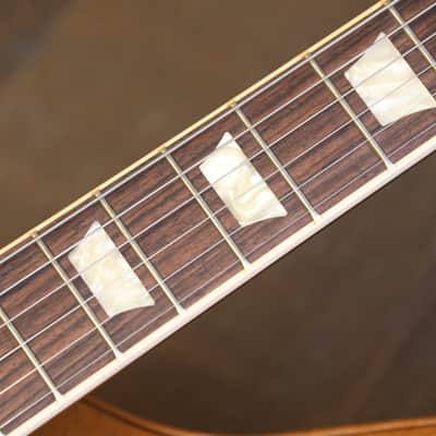 Unplayed! 2013 Gibson 1952 Reissue Les Paul Tribute Electric Guitar Bullion Gold w/ Maple Veneer Headstock + OHSC & Papers image 9