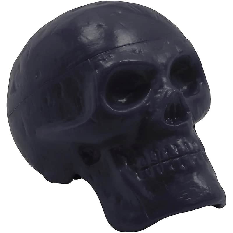 Trophy Beadbrain Skull Rhythm Shaker, Black image 1