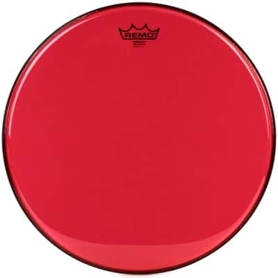 Remo Emperor Red Colortone Drumhead - 16 inch image 2