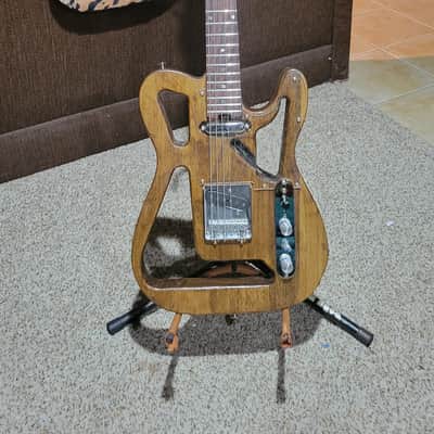 JIMCAT PIEZO HOLLOW light walnut TELECASTER image 1