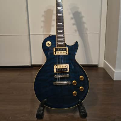 Edwards E-LP125 SD/QM - Black Aqua - MIJ image 2
