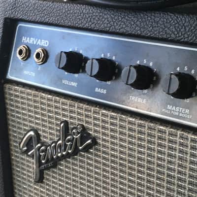 Fender Musical Instruments “Harvard” 1981 Black Tolex Combo Amp Rivera Designed Tone Machine Relic RARE image 2