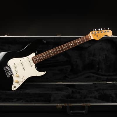 1983 Fender Dan Smith Era 2-Knob Stratocaster RW - Black | USA Fullerton Vintage Rosewood Fretboard Free Flyte Tremolo | CoA OHSC image 2
