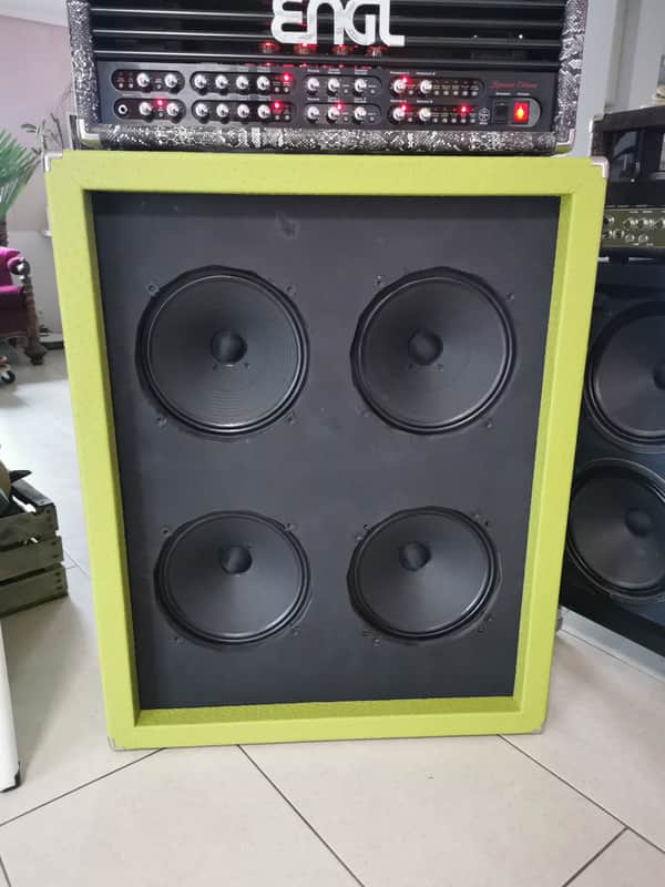 Hughes & Kettner Engl Pro XXXL Sonderbau 4x12" Guitar Box V30 grün 300 Watt image 1