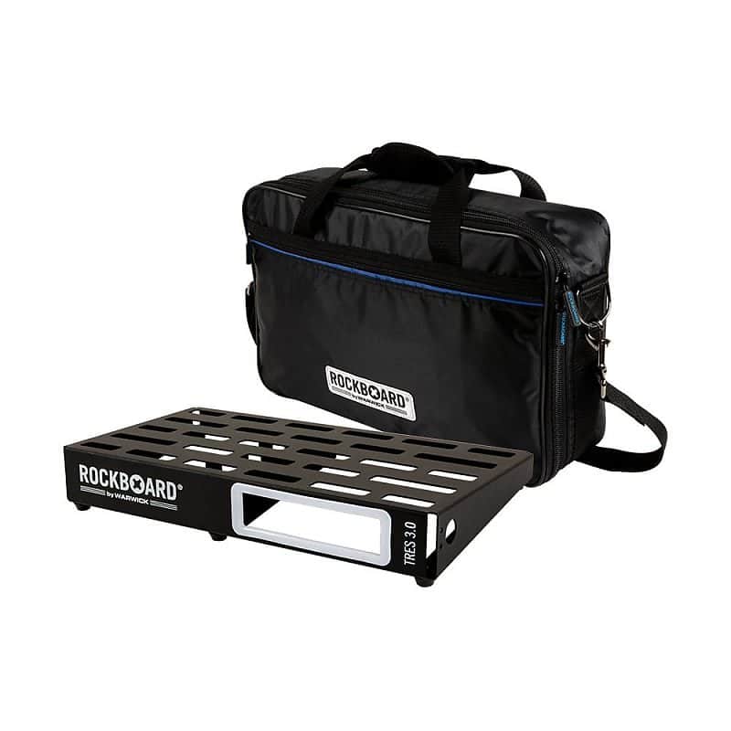 Rockboard TRES-3.0-B Pedalboard with Gig Bag image 1